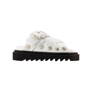 Aj1317 Sandals - Toga Pulla - Leather - White